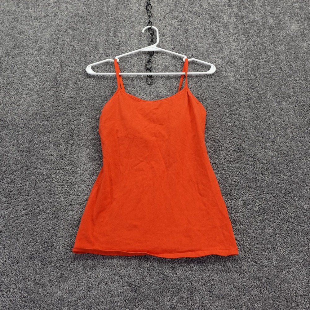 Express Bra Cami Womens Small Orange Stretch Adjustable Strap Camisole Top